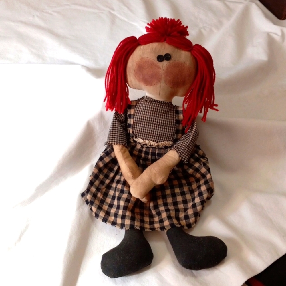 Folk art fabric Doll